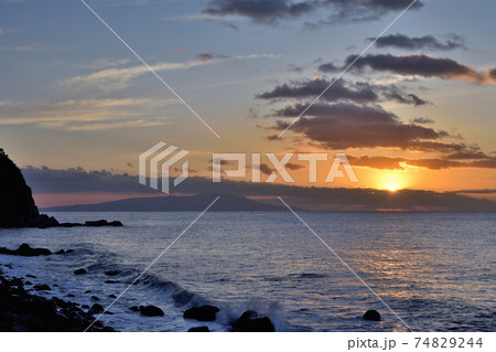 東伊豆町の朝 74829244