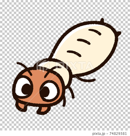 可愛的白蟻角色 74829381