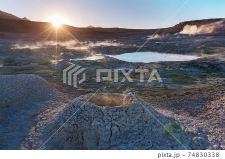 Geyser in Bolivia Geyser in Bolivia 74830338