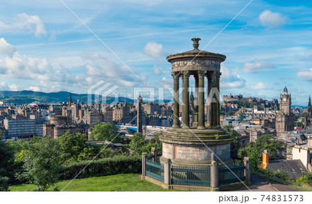 Edinburgh Scotland Skyline ,viewed from Calton Hill 74831573