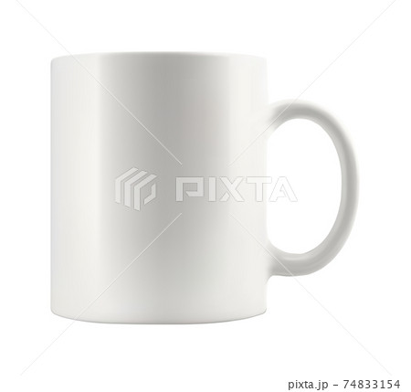 Blank ceramic mug mockup template for branding 74833154