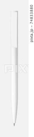 Blank white pen stationery mockup for branding 74833880