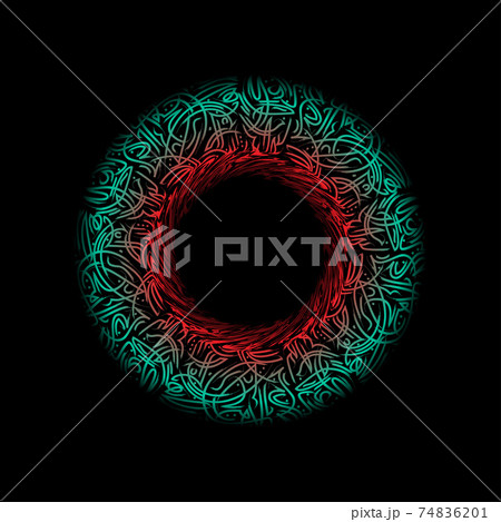Persian circle gradient wallpaper Persian circle gradient wallpaper 74836201