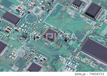 プリント回路基板と電子部品 プリント回路基板と電子部品 74838723