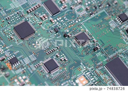 プリント回路基板 QFP パッケージ プリント回路基板 QFP パッケージ 74838726