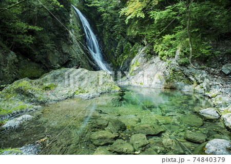 飛騨金山横谷峡四つの滝 74840379