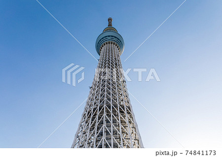 東京スカイツリーと快晴空 東京スカイツリーと快晴空 74841173