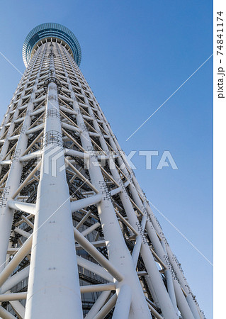 東京スカイツリーと快晴空 東京スカイツリーと快晴空 74841174