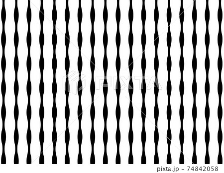 ライン装飾 波模様 のイラスト素材
