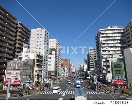 入谷駅前付近 74842313