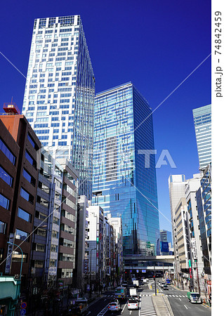 渋谷駅周辺に建ち並ぶ高層ビル 渋谷駅周辺に建ち並ぶ高層ビル 74842459