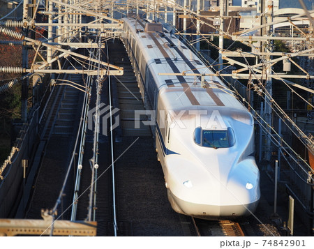 新幹線N700A　本町跨線橋にて 74842901