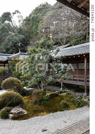 冬の西教寺 冬の西教寺 74843100