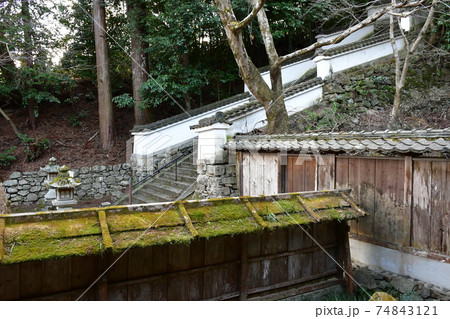 冬の西教寺 冬の西教寺 74843121