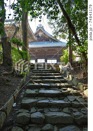 冬の西教寺 冬の西教寺 74843179