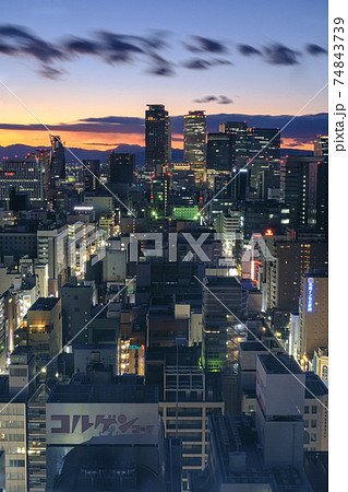 テレビ塔からの名古屋駅周辺 74843739