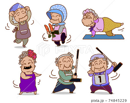 元気過ぎるお婆さん達 74845229
