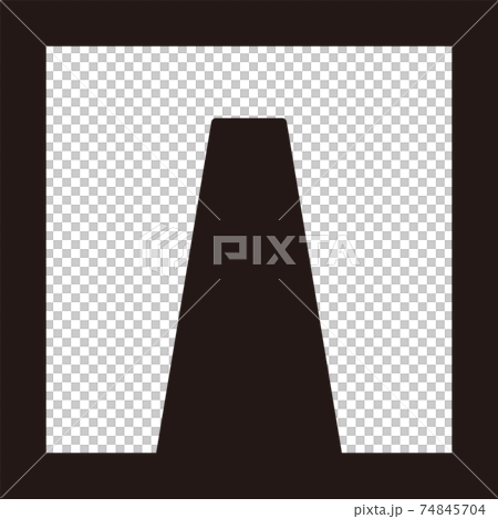 Embankment pictogram - Stock Illustration [74845704] - PIXTA