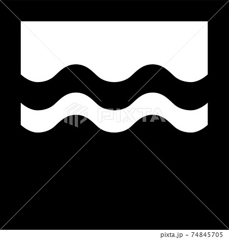 洪水のピクトグラム 洪水のピクトグラム 74845705