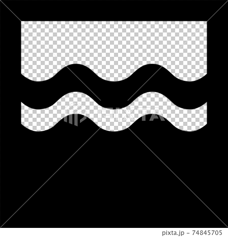 洪水のピクトグラム 洪水のピクトグラム 74845705