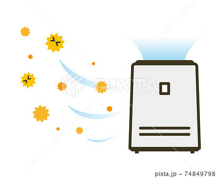 空気清浄機のイラスト素材