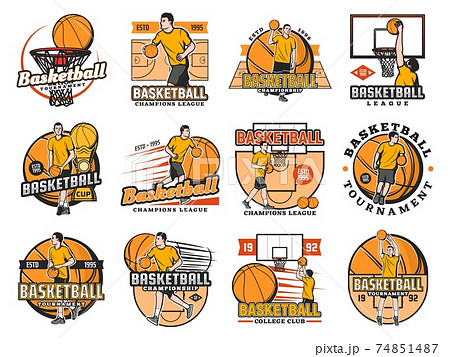 Basketball tournament, college club or league icon Basketball tournament, college club or league icon 74851487