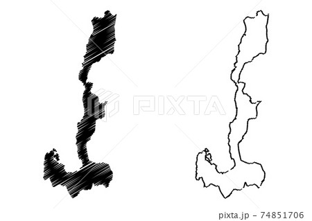 Ilocos Region (Regions and provinces of the Philippines, Republic of the Philippines) map vector illustration, scribble sketch Region I map 74851706