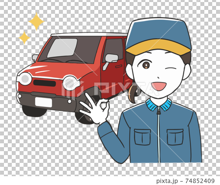 Auto mechanic female okay light car Auto mechanic female okay light car 74852409
