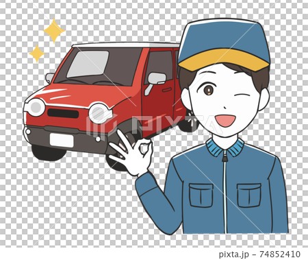 Auto mechanic male okay light car Auto mechanic male okay light car 74852410