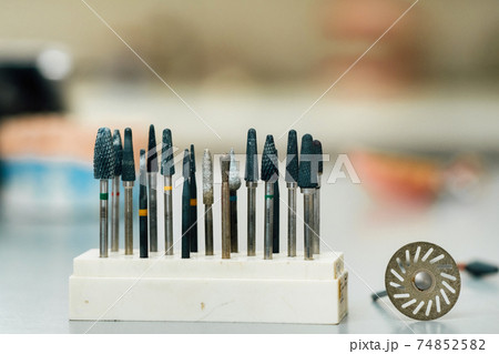 Grinding tools and drills for dental technicians Grinding tools and drills for dental technicians 74852582