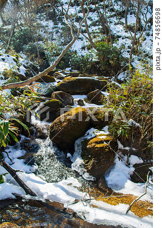 御在所岳登山 裏登山道の雪景色 御在所岳登山 裏登山道の雪景色 74856698