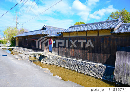 萩　旧湯川家屋敷　藍場川　山口県萩市 74856774