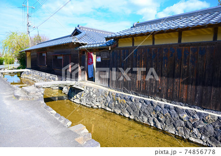 萩 旧湯川家屋敷 藍場川 萩市 萩 旧湯川家屋敷 藍場川 萩市 74856778