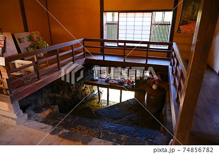 萩　旧湯川家屋敷　台所のハトバ　萩市 74856782