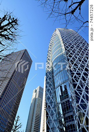 新宿新都心 超高層ビル群の風景 新宿新都心 超高層ビル群の風景 74857226
