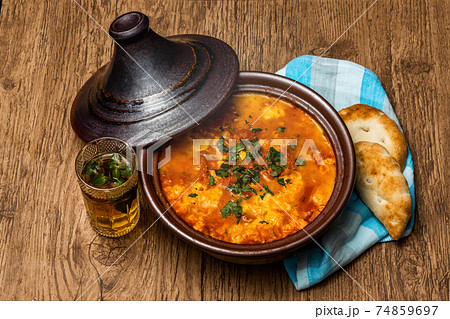 タジン鍋 北アフリカ料理 North African clay pot dishes(Tagine) タジン鍋 北アフリカ料理 North African clay pot dishes(Tagine) 74859697