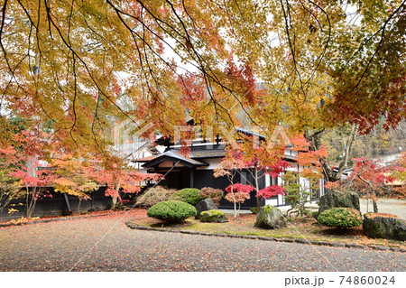 紅葉の角館武家屋敷 74860024