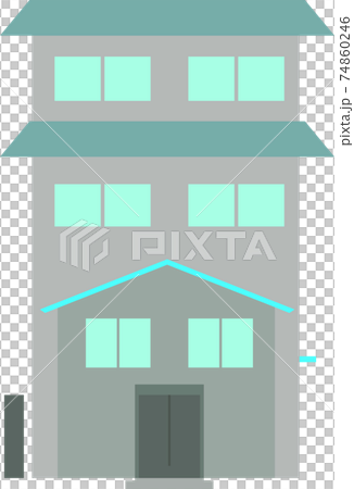 別緻的三層普通房屋 74860246