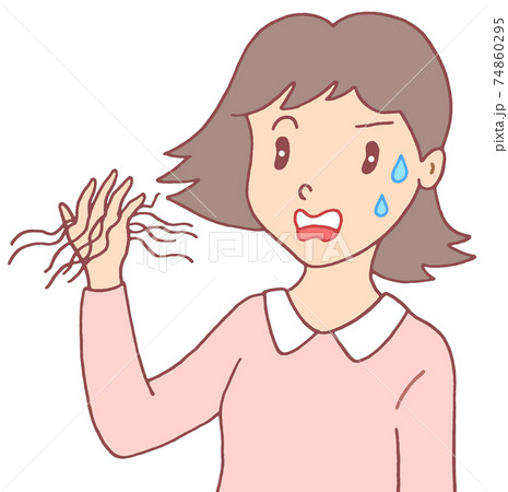 脱毛症・抜け毛 74860295