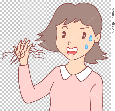 脱毛症・抜け毛 74860295