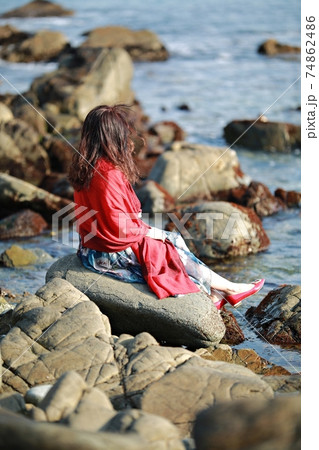 ビーチ 海岸 海 74862486