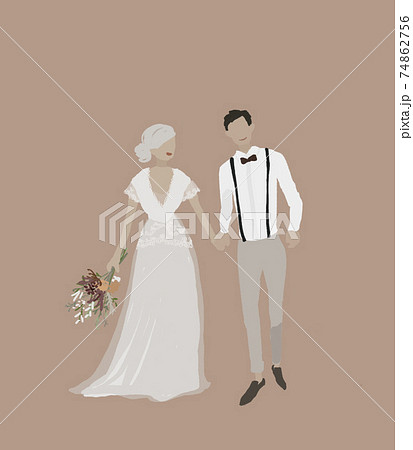 ウエディング Wedding 結婚 ブライダル ウエルカムボード テキスト無のイラスト素材