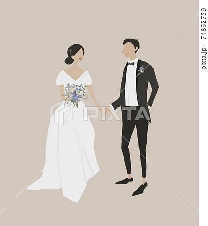 ウエディング Wedding 結婚 ブライダル ウエルカムボード テキスト無のイラスト素材
