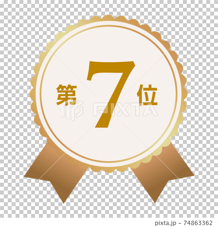 7th place mark 7th place mark 74863362