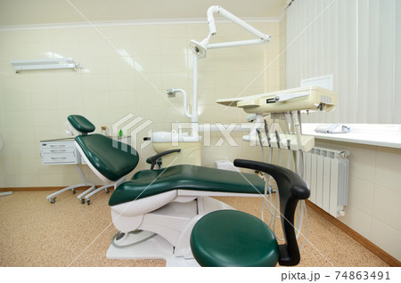dentist's workplace in the dental office, accessories 74863491