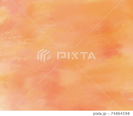 背景 水彩画 夕焼け 74864598