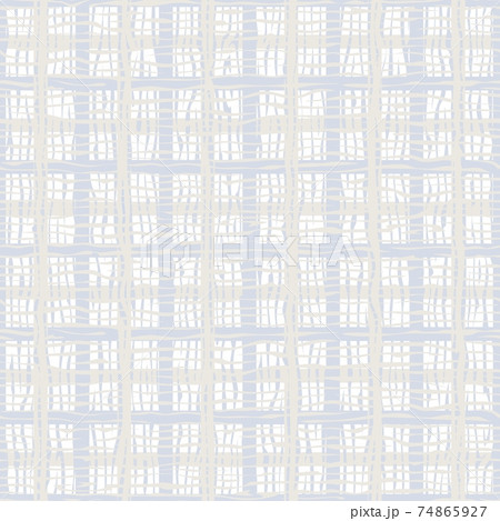 Seamless square background with checkered structure. Pastel tones. Soft pattern with distorted lines. Light blue, gray, beige, white colors. Repeating texture of fabric, wallpaper, wrapping paper. Seamless square background with checkered structure. Pastel tones. Soft pattern with distorted lines. Light blue, gray, beige, white colors. Repeating texture of fabric, wallpaper, wrapping paper. 74865927