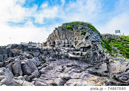 北海道根室市　花咲岬の根室車石 74867080