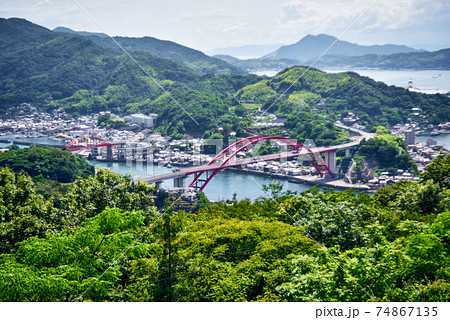 音戸 音戸大橋 瀬戸内海 広島県 呉市 倉橋島 音戸 音戸大橋 瀬戸内海 広島県 呉市 倉橋島 74867135