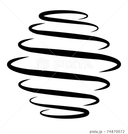 sign swirl tornado, vector hurricane swirl whirlpool abstract spring 74870072